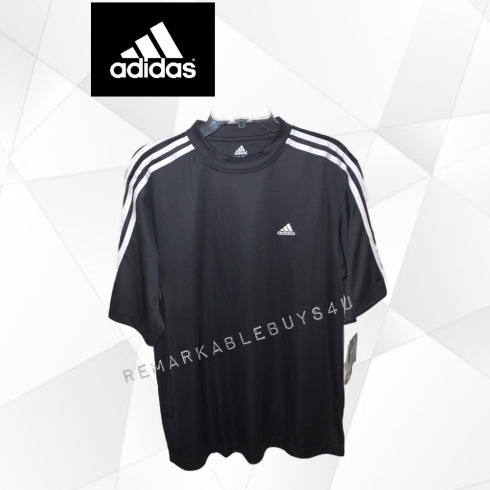 Adidas L Black Men’s Athletic Shirt Jersey